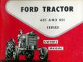 Owner’s Manual Ford Tractor1957 601 / 801 Series