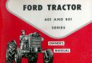Owner’s Manual Ford Tractor1957 601 / 801 Series