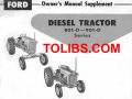 1958 Ford Tractor 801-D, 901-D Owner’s Manual