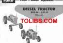 1958 Ford Tractor 801-D, 901-D Owner’s Manual