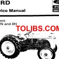 Ford Tractor 9N, 2N, 8N Workshop Manual