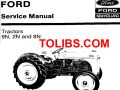 Ford Tractor 9N, 2N, 8N Workshop Manual