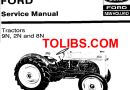 Ford Tractor 9N, 2N, 8N Workshop Manual