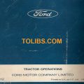 Ford Tractor 2000 / 3000 / 4000 / 5000 Operator’s Manual