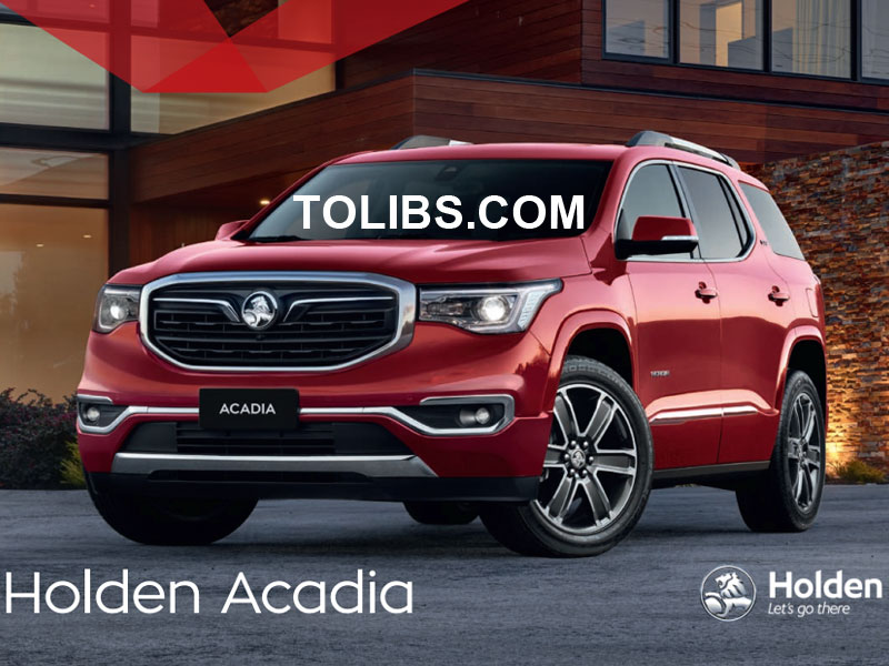 2020 Holden Acadia Brochure