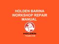 Holden Barina Workshop Service Repair Manual