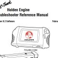 Holden Engine Troubleshooter Reference Manual