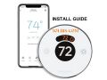 Install Guide for Smart Round Thermostat Professional (English, French, Spanish)