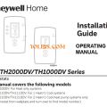 Honewywell Pro 1000 Vertical Non-Programmable Thermostat Manual & support