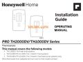 Honewywell Pro 1000 Vertical Non-Programmable Thermostat Manual & support