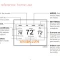 Color Touchscreen Programmable Thermostat RTH9585WF Smart Series