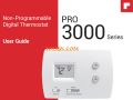 User Guide for Pro 3000 Series Non-Programmable Digital Thermostat