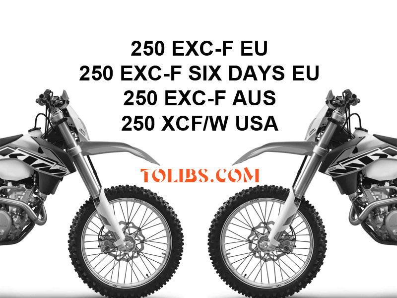 250 SX-F XC-F KTM Workshop Repair Manual