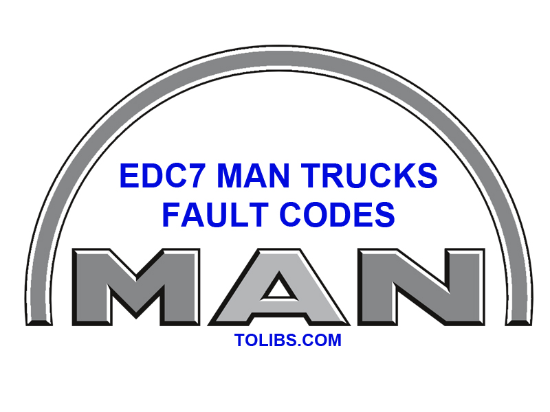 EDC7 MAN Trucks fault codes listed