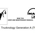 MAN TGA User and Maintenance Manual