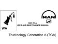 MAN TGA User and Maintenance Manual