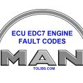 MAN Trucks ECU EDC7 Engine Fault Codes List
