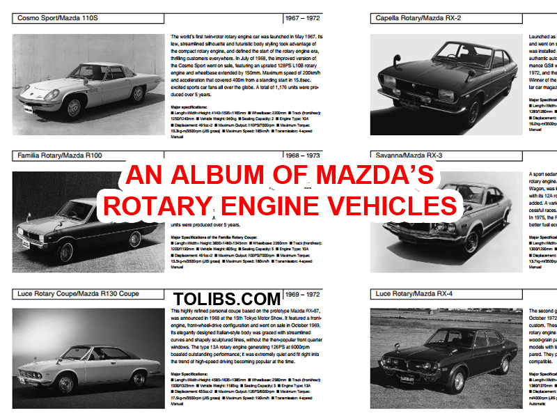 An Album of Mazda’s Rotary Engine Vehicles