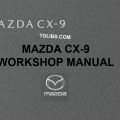 Mazda CX-9 Grand Touring Workshop Manual