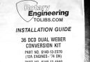 Mazda RX-8 Rotary Engineering 36DCD Installation Guide