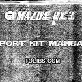 Sports Kit Manual for Mazda Rx3 (70-73)