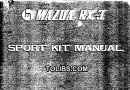 Sports Kit Manual for Mazda Rx3 (70-73)