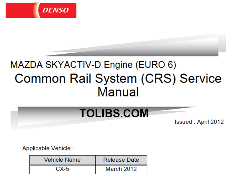 Mazda CX-5 Denso Sky Active Service Manual
