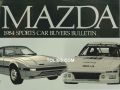 1984 Mazda Sports Car Buyers Bulletin