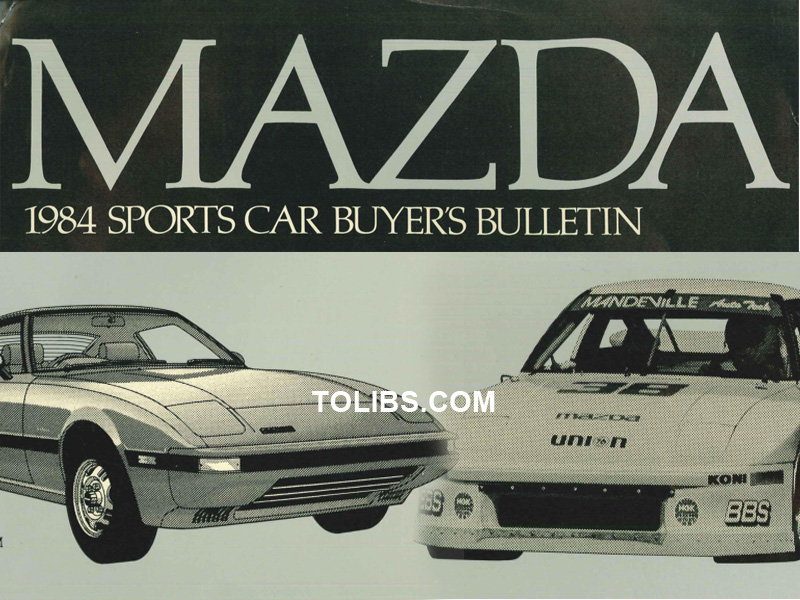 1984 Mazda Sports Car Buyers Bulletin