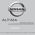 Nissan Altima Owner Manuals