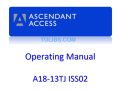 Nissan Cabstar Ascendant A18 13TJ Operator Manual