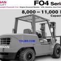 Nissan Forklift F04 Series Specifications