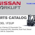 Nissan Forklift Model 1F2UP Parts Catalog