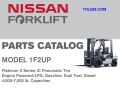 Nissan Forklift Model 1F2UP Parts Catalog