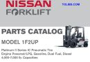 Nissan Forklift Model 1F2UP Parts Catalog