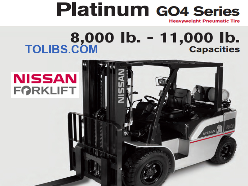 Nissan Forklift Platinum SS G04 Series Specifications