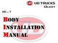 UD Truck Quon GKB / CWB / GWB Body Installation Manual