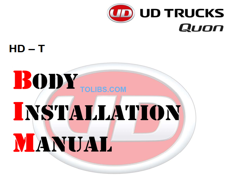 UD Truck Quon GKB / CWB / GWB Body Installation Manual