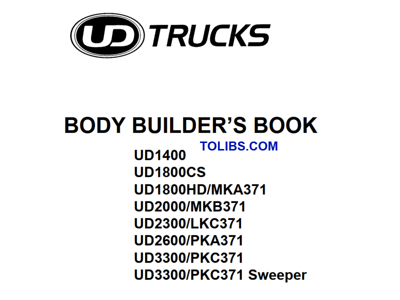 UD Trucks Body Builder's Book