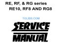 UD TRUCKS Engine RE, RF, RG Service Manual