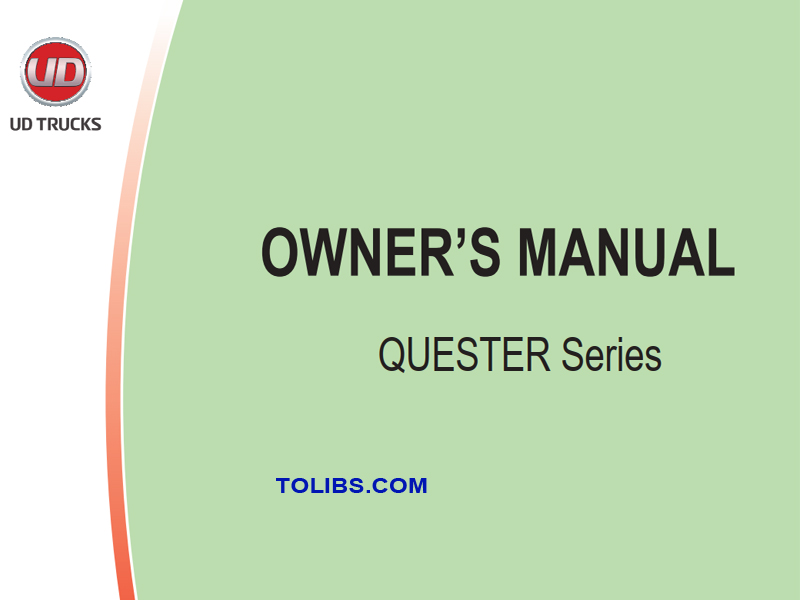 UD Trucks Quester Owners Manual